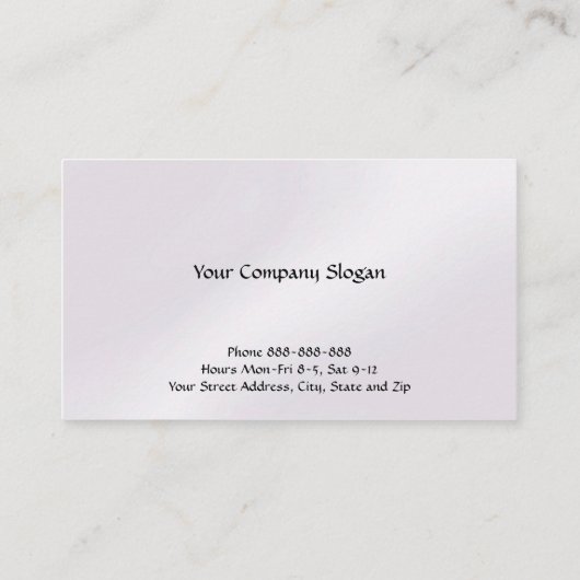 Carte de visite cardiologue (Dos)