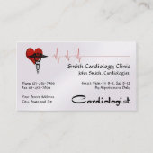 Carte de visite cardiologue (Devant)