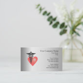 Carte de visite cardiologue (Debout devant)