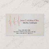 Carte de visite cardiologue (Devant)