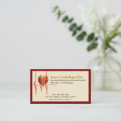 Carte de visite cardiologue (Debout devant)