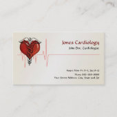 Carte de visite cardiologue (Devant)