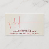 Carte de visite cardiologue (Dos)