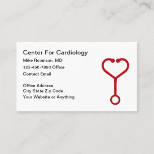 Carte De Visite Cardiologue Centre Médical de Cardiologie