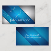 Carte De Visite Cardiologue de médecin pratique de médecin (Devant / Derrière)