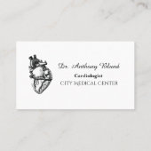 Carte De Visite Cardiologue électrocardiogramme (Dos)