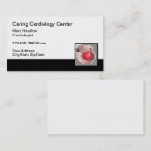 Carte De Visite Cardiologue Soins cardiaques Médicale  (Devant / Derrière)