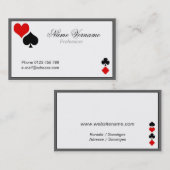 Carte De Visite Cards (Devant / Derrière)