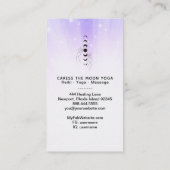 Carte De Visite *~* Caresser Les Phases De La Lune + Céleste Des M (Dos)