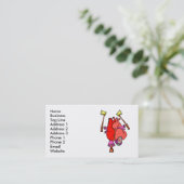 Carte De Visite Caricature amusante (Debout devant)