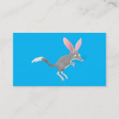 Carte De Visite Caricature de bilby australien très heureuse (Dos)