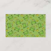 Carte De Visite Caricature de grenouille (Dos)