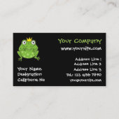 Carte De Visite Caricature de grenouille (Devant)