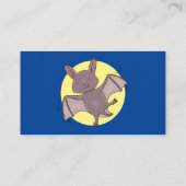 Carte De Visite Caricature de vol de chauve-souris (Dos)