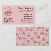 Carte De Visite Caricature du chef calmar (Devant / Derrière)