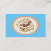 Carte De Visite Caricature en rouleau de cannelle (Dos)