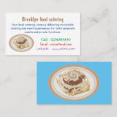 Carte De Visite Caricature en rouleau de cannelle (Devant / Derrière)