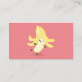 Carte De Visite Caricature sur la banane de Cute kawaii (Dos)