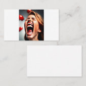 Carte De Visite Caricatures Drôle Design (Devant / Derrière)