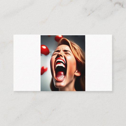 Carte De Visite Caricatures Drôle Design (Devant)