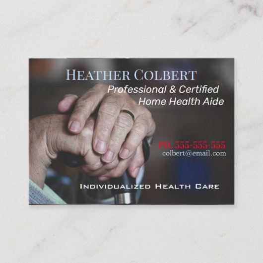 Carte De Visite Caring4U Trusty Professional (Devant)