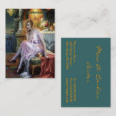 Carte De Visite Carlier : Madame élégante (Devant / Derrière)