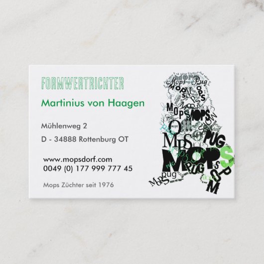 Carte De Visite Carlin (Devant)