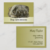 Carte De Visite Carlin confortable (Devant / Derrière)