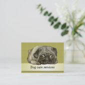 Carte De Visite Carlin confortable (Debout devant)