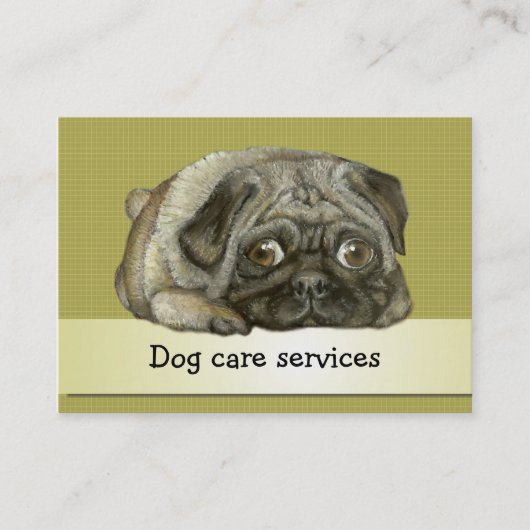 Carte De Visite Carlin confortable (Devant)