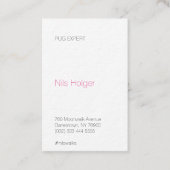 Carte De Visite Carlin Dog Services Typo (Devant)