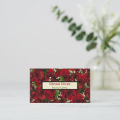 Carte De Visite Carmine Roses (Debout devant)