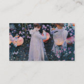 Carte De Visite Carnation Lily Lily Rose John Singer Sargent Art (Dos)