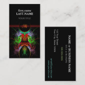 Carte De Visite Carnaval Cool élégant et moderne professionnel (Devant / Derrière)