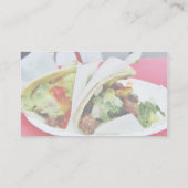 Carte De Visite Carne Asada Tacos Guacamole (Dos)