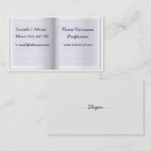 Carte De Visite Carnet (Devant / Derrière)