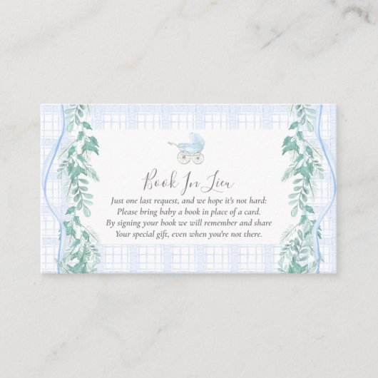 Carte De Visite Carnet de transport pour bébés en remplacement Ins (Devant)