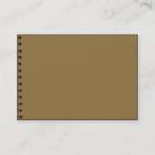 Carte De Visite Carnet - potelé (Dos)