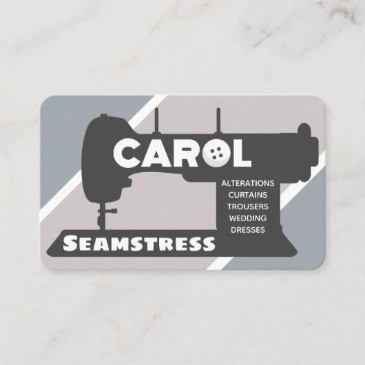 Carte De Visite Carol Seamstress (Devant)