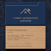 Carte De Visite Carpenter Home Carpentry Construction