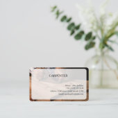 CARTE DE VISITE CARPENTER modifiable (Debout devant)