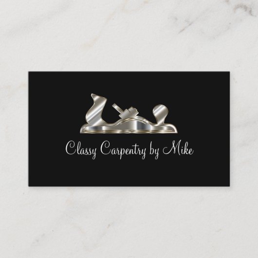 Carte De Visite Carpenter professionnel de classe (Devant)