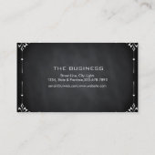Carte De Visite Carpenter Woodworking Professional Chalkboard Tool (Dos)
