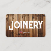 Carte De Visite Carpenters Joinery Woodworking (Dos)