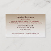 Carte De Visite Carpentier (Dos)