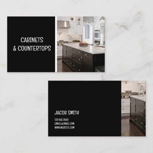 Carte De Visite Carpentry Builder and Renovation  (Devant / Derrière)