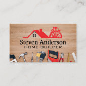 Carte De Visite Carpentry Tools | Construction Logo (Devant)