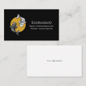 Carte De Visite Carpes Golden Sun Koi (Devant / Derrière)