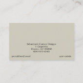 Carte De Visite Carponnerie de scie circulaire rustique QR Code av (Dos)