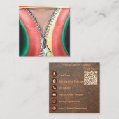 Carte de visite carré (Devant / Derrière)